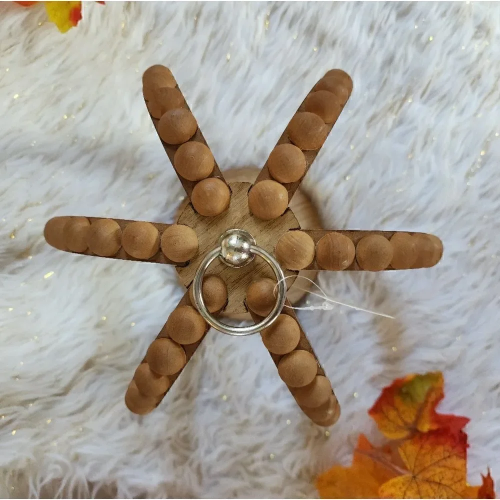 New Lot of two Fall/Thanksgiving home decor/ centerpiece wooden